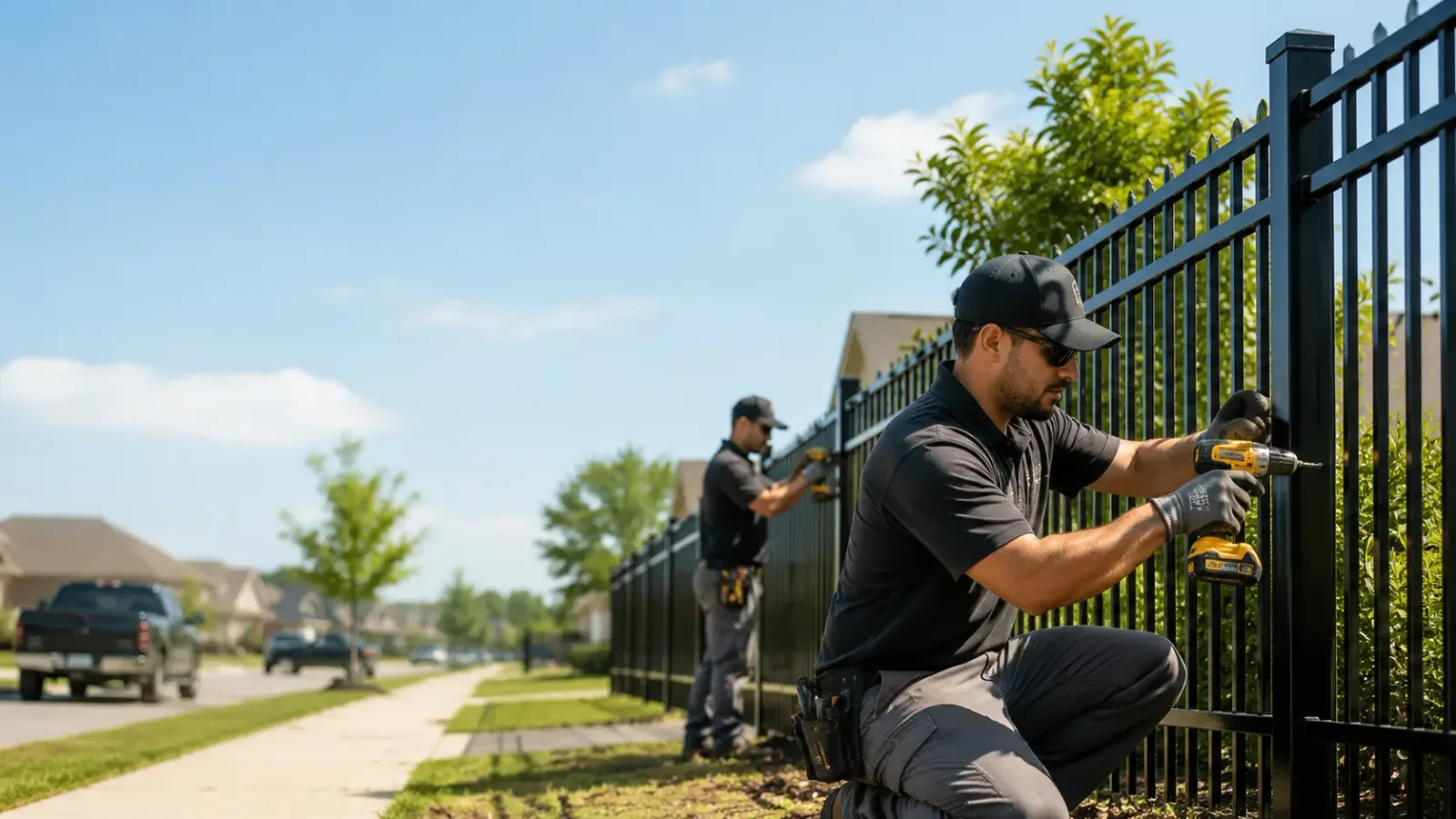 Metal Fence Installation in Walters, OK
